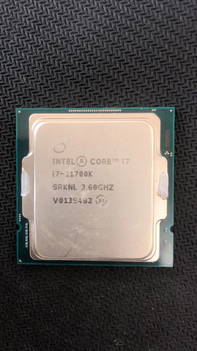 CPU インテル Intel Core I7-11700K プロセッサー 中古 動作