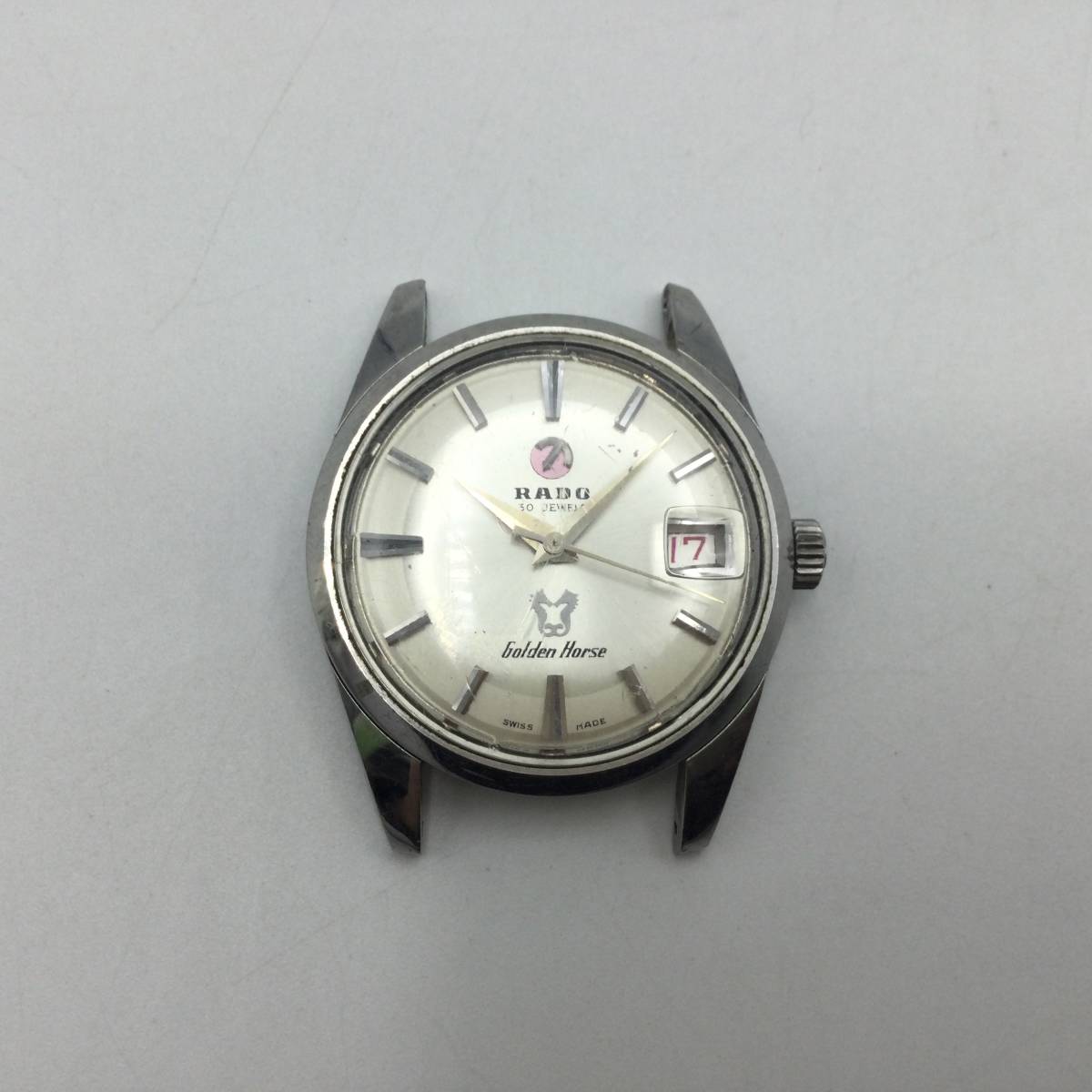 ラドー RADO ダイヤスター 648.0413.3 自動巻き ブルー デイデイト SS 