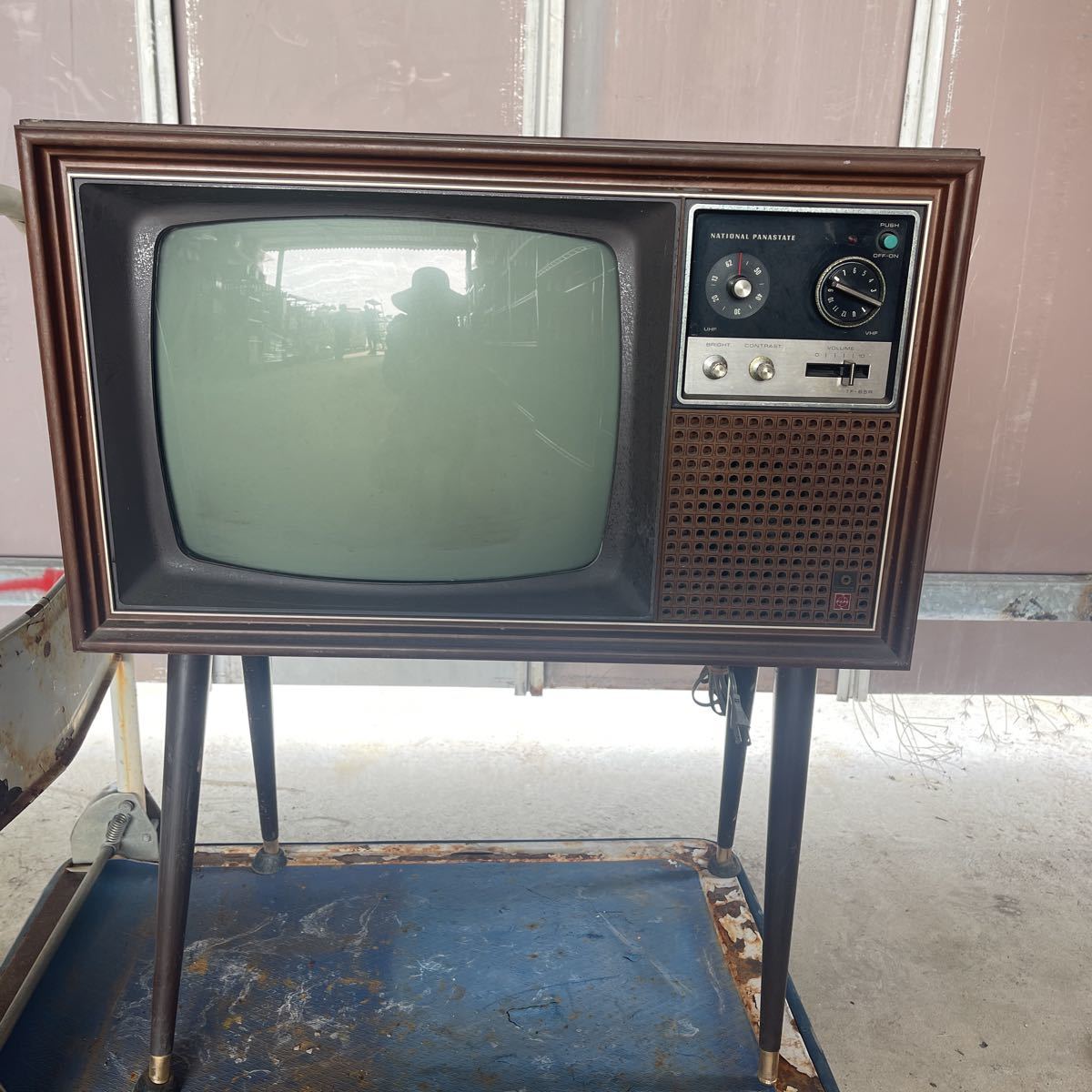 National ナショナル PANASTATE 木目調 テレビ TF-65R 昭和レトロ 