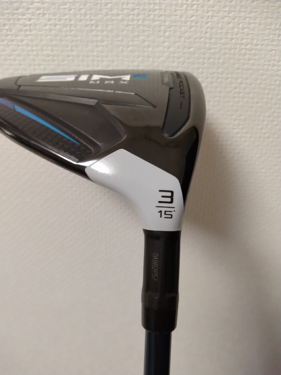 ■テーラーメイド■SIM2 MAX■3W■15■R■TENSEI BLUE TM50■中古■1円～ MAX SIM2 テーラーメイド MAX&frasl;TENSEI ゴルフ SR
