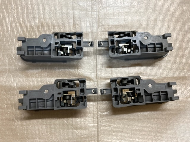 メッキ インナーハンドル 4個 セット ソニカ L405S ダイハツ 純正 左