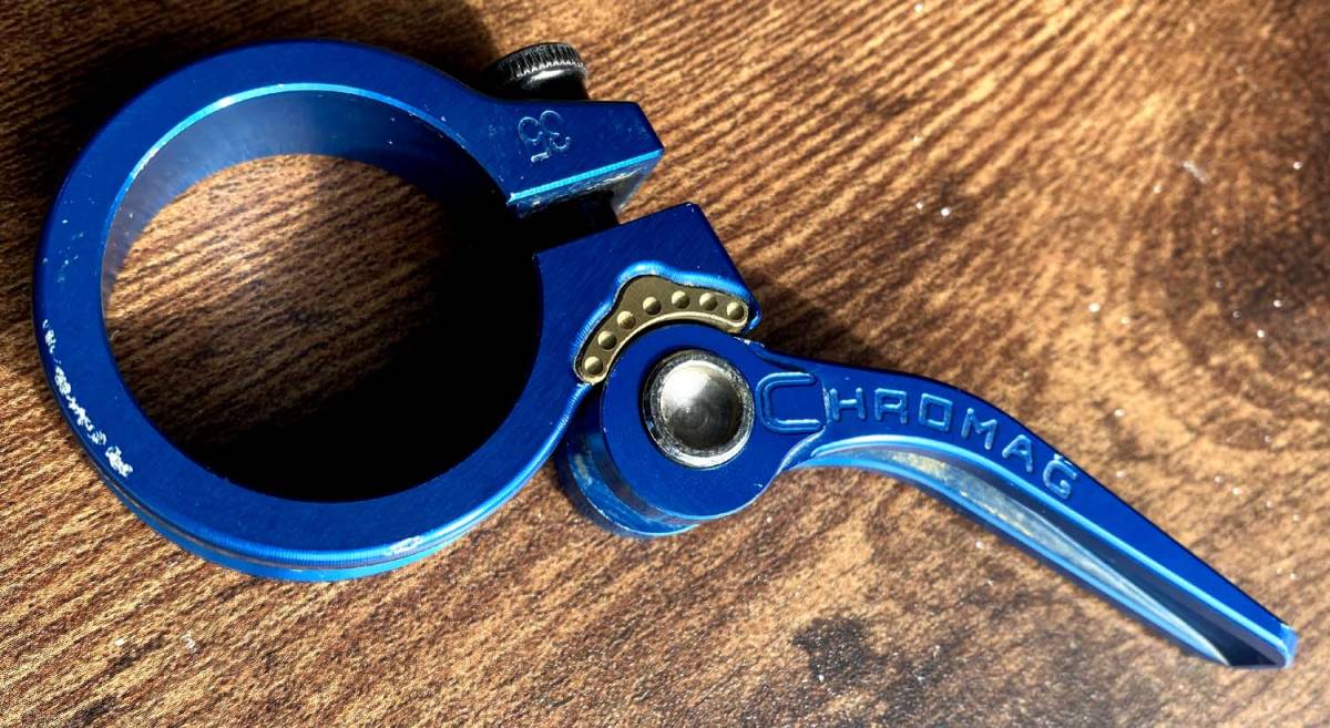 ★★ CHROMAG クロマグ seat post clamp シートポストクランプ Blue 青 サイズ 35mm★中古品★★_1