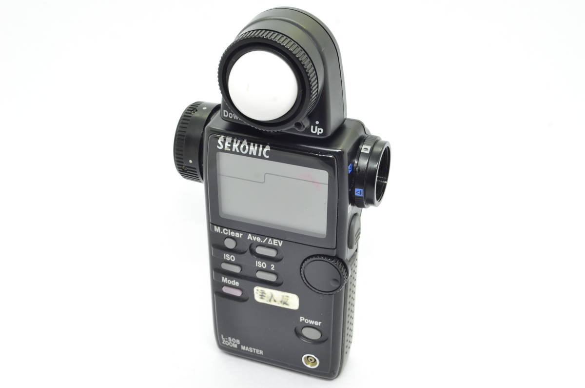 【外観並級】SEKONIC セコニック L-508 露出計 ZOOM MASTER ズームマスター　#s1271 L-508 露出計 セコニック zoom 良品 Light
