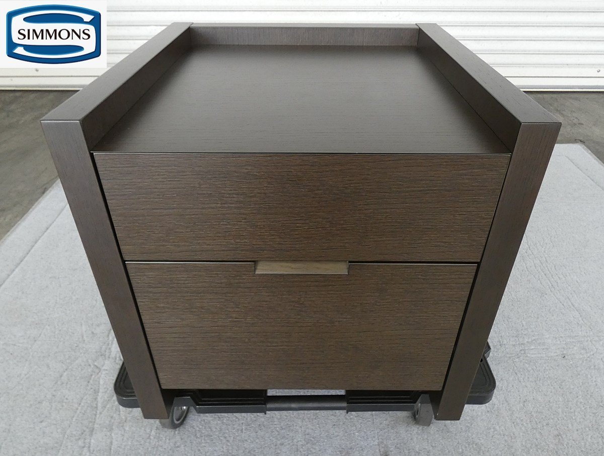 ■SIMMONS シモンズ■NIGHT TABLE ナイトテーブル■KA16080111■H450mm×D450mm×H450mm■兵庫県発■