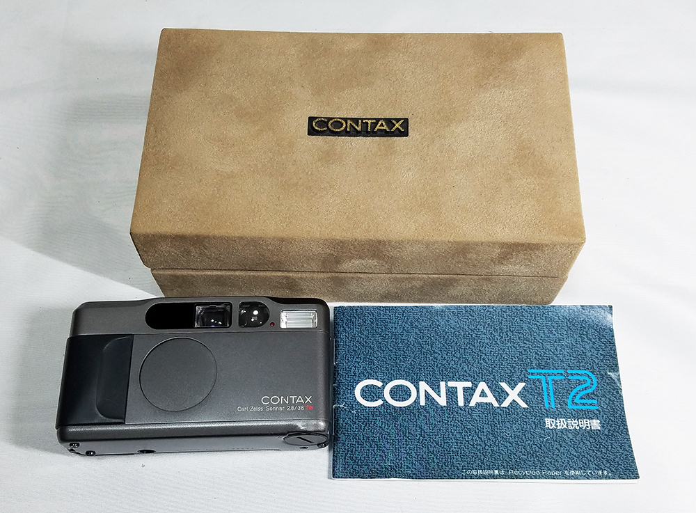 a02) CONTAX T2 コンタックス Carl Zeiss Sonnar 38mm F2.8
