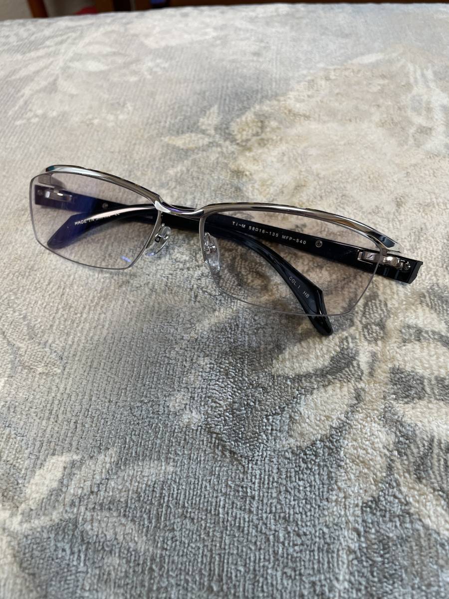 マサキマツシマ　ＭasakiＭatsushima 眼鏡フレーム　MFP-540 和柄模様　ハーフリム