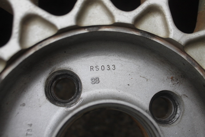 超レア BBS RS RS033 6.5J-15 +34 4H-100 ４本 BBS RS033 RS R ４穴 ENGLISH