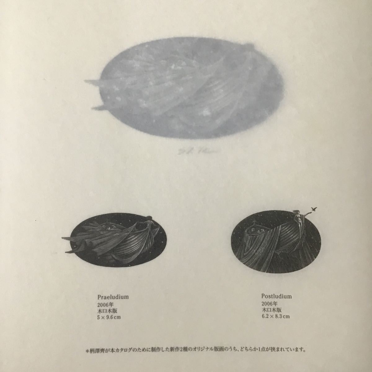 木版画一枚入り! / 図録『柄澤齊 展 : 版画、オブジェ、水彩、本 1971 