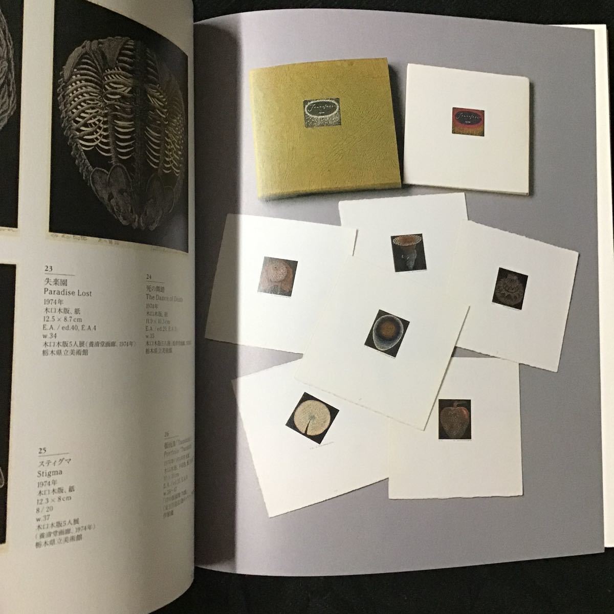 木版画一枚入り! / 図録『柄澤齊 展 : 版画、オブジェ、水彩、本 1971 