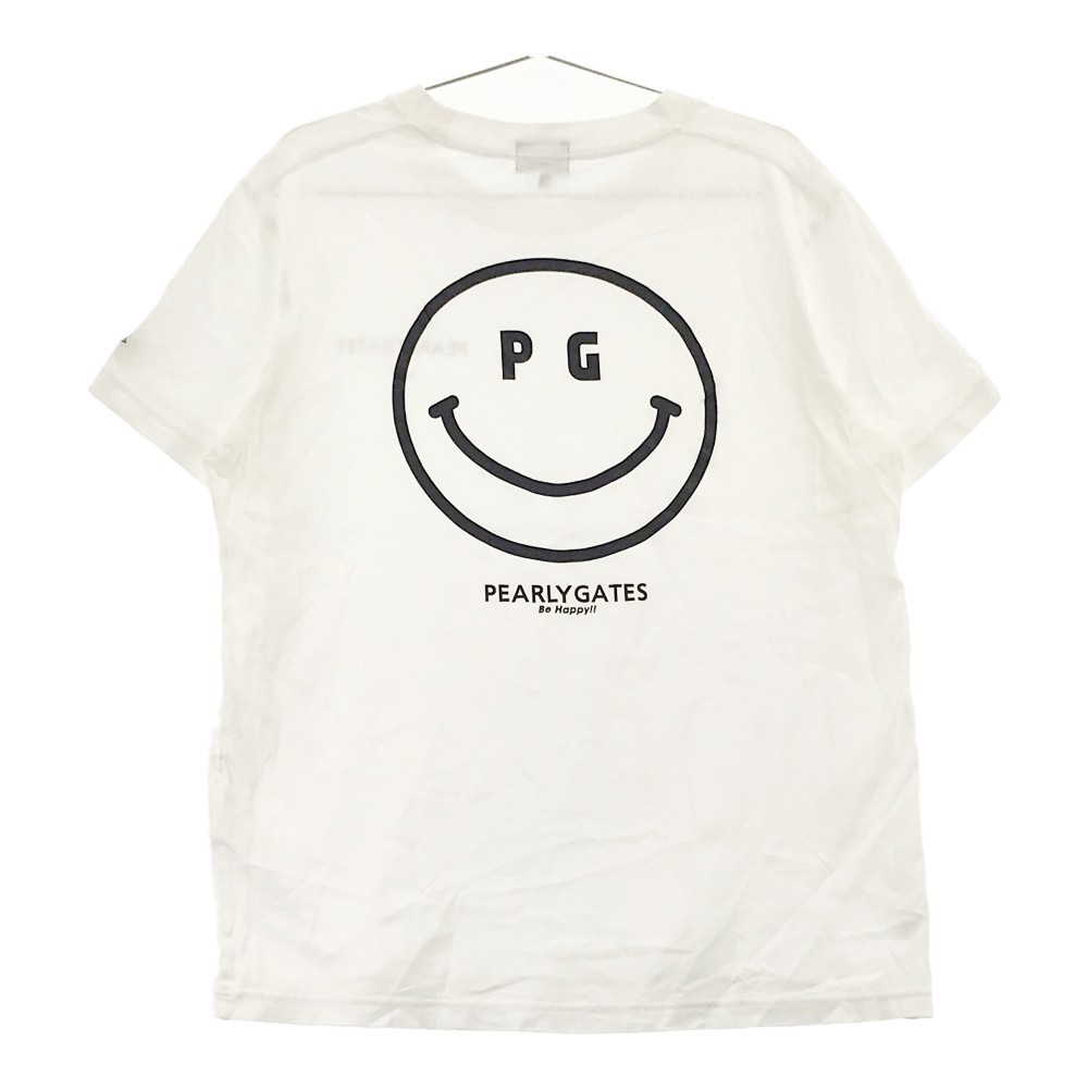 PEARLY GATES パーリーゲイツ 半袖Tシャツ ニコちゃん ホワイト系 6