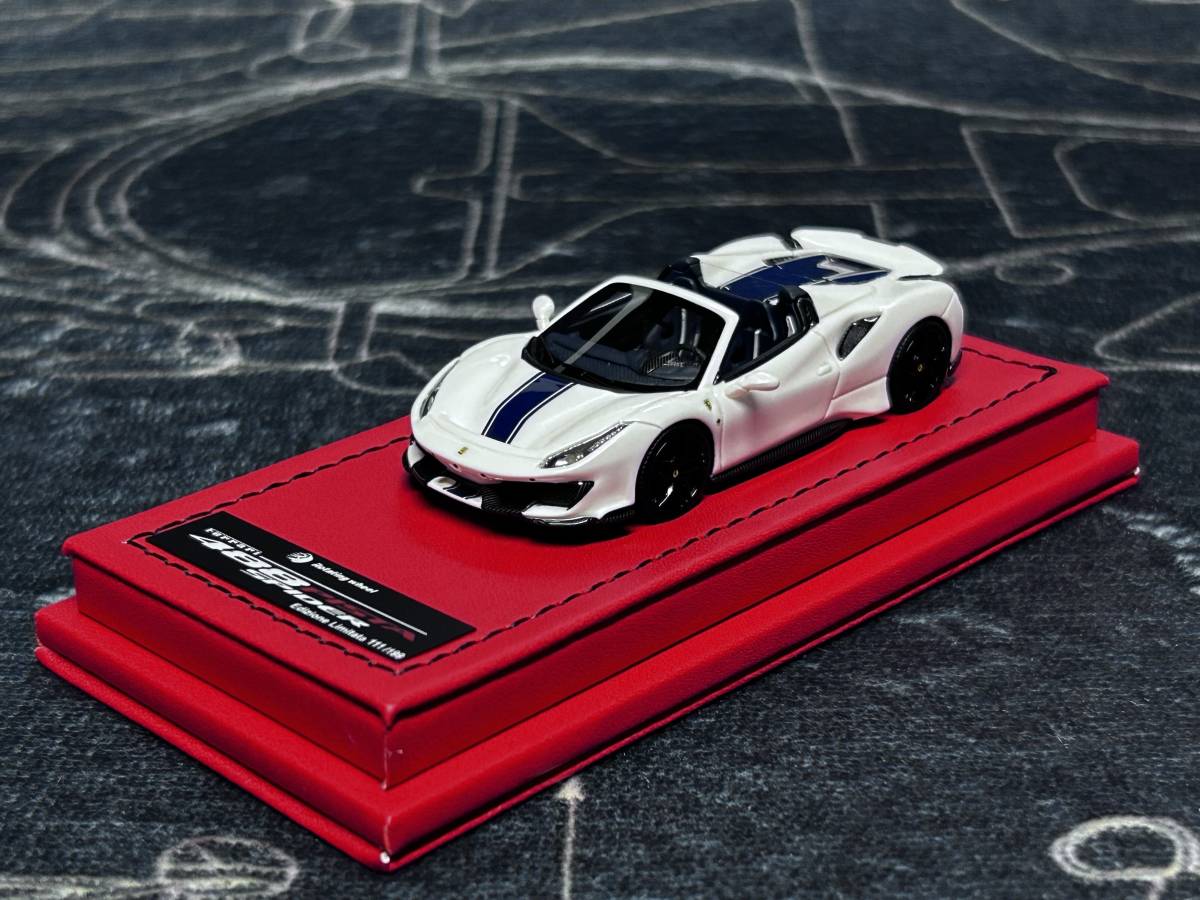 RW 1/64 Ferrari 488 Pista Spider ホワイト フェラーリ 488ピスタ 