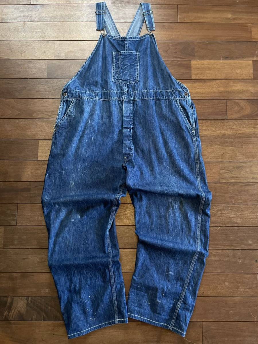 30s 40s オーバーオール ワンポケ 月桂樹 ワークoverall 30s ワンポケ