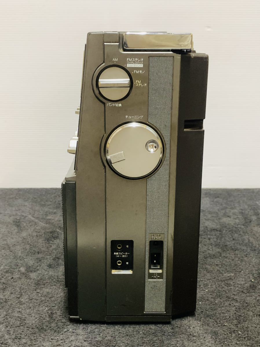SHARP シャープ ラジカセ 昭和レトロ ダブルラジカセ - 赤 レッド