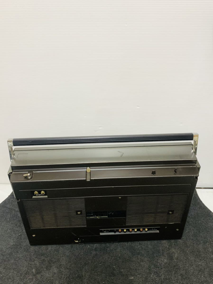SHARP シャープ ラジカセ 昭和レトロ ダブルラジカセ - 赤 レッド