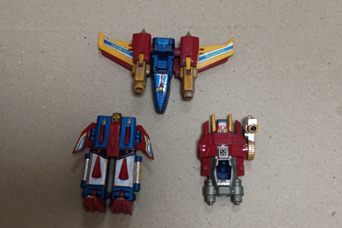 昭和 ジャンクダイアバトルス 旧ダイアクロン ロボット 超合金