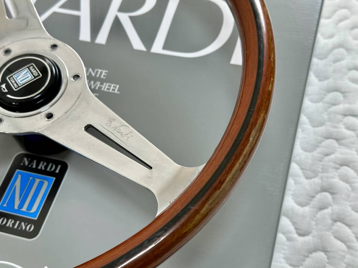 ナルディ クラシック ウッド ステアリング NARDI 旧車 36.5パイ 36 37