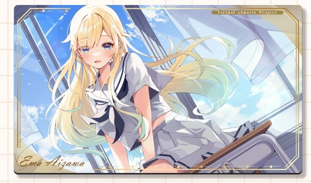 C107 AliceSyndrome 藍沢エマ ぶいすぽ プレイマット　スリーブ コミケ AliceSyndrome 藍沢エマ ぶいすぽ プレイマット スリーブ C107