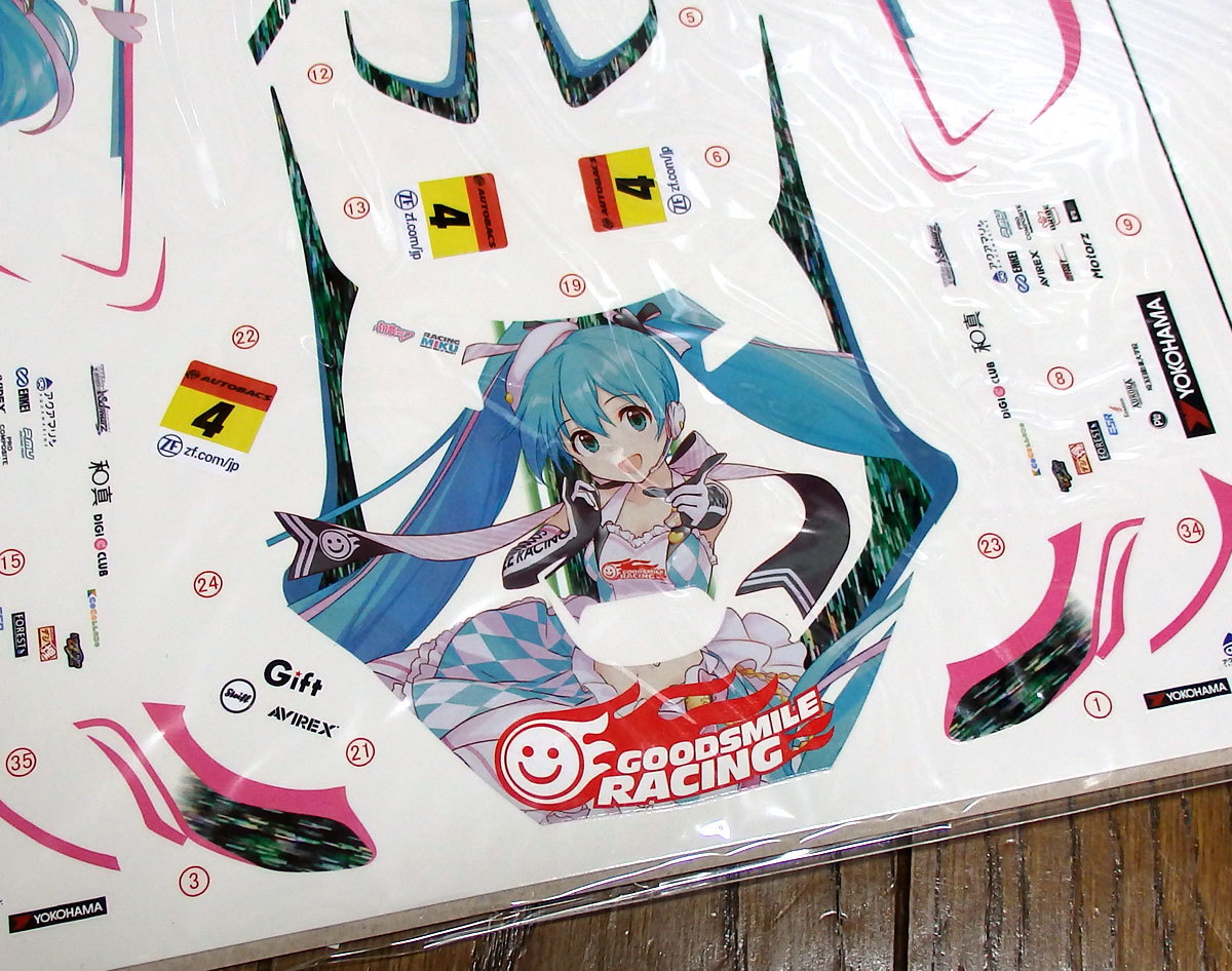 ミク 2019 AMG GT3 スーパーGT 1/24 デカール [ グッドスマイル 初音 