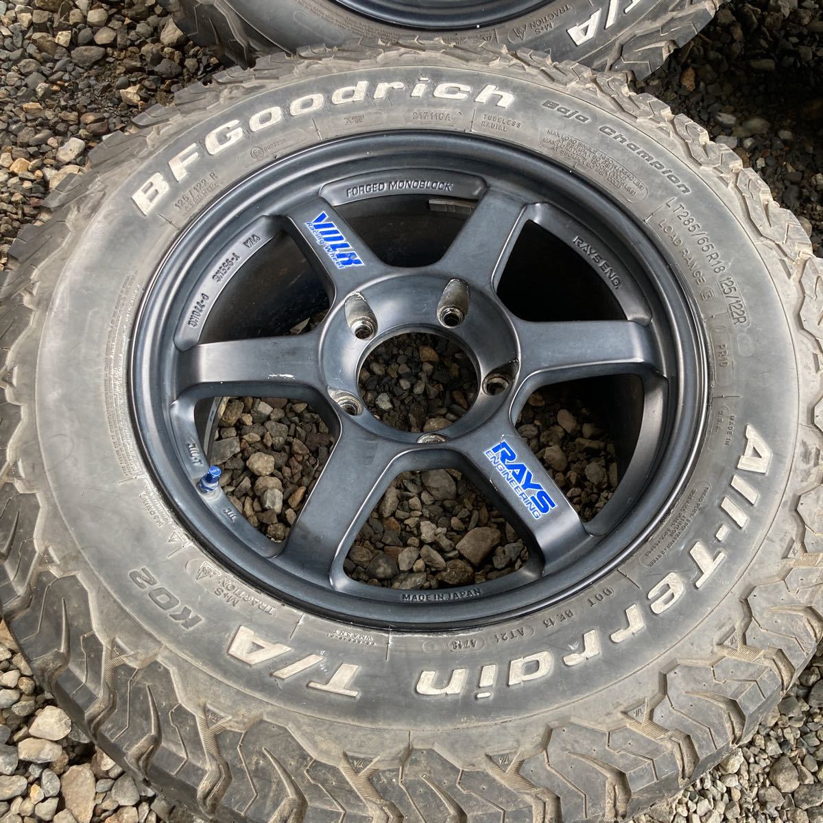 レイズ TE37 18インチ 9.5J +55 PCD150 5穴 5H ランクル 
