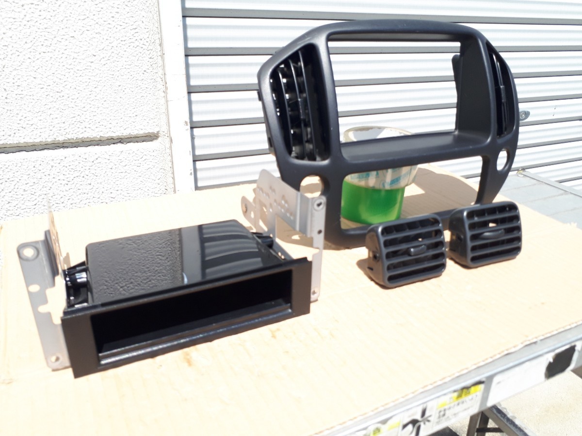 スズキ純正 KEI ケイ HN22S オーディオパネルセット&吹き出し口 73821