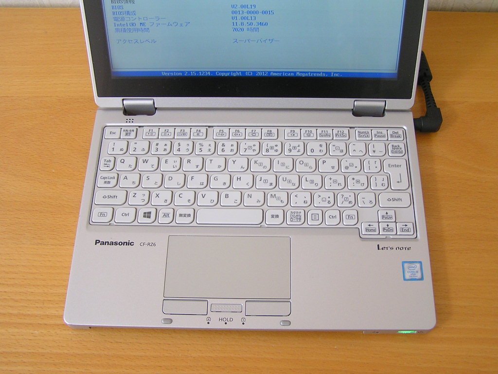 Panasonic CF-RZ6 i5-7Y57 メモリ8GB ジャンク(2) ジャンク⁄ Panasonic CF-RZ6RDRVS Intel Core i5-7Y57 メモリ8.19