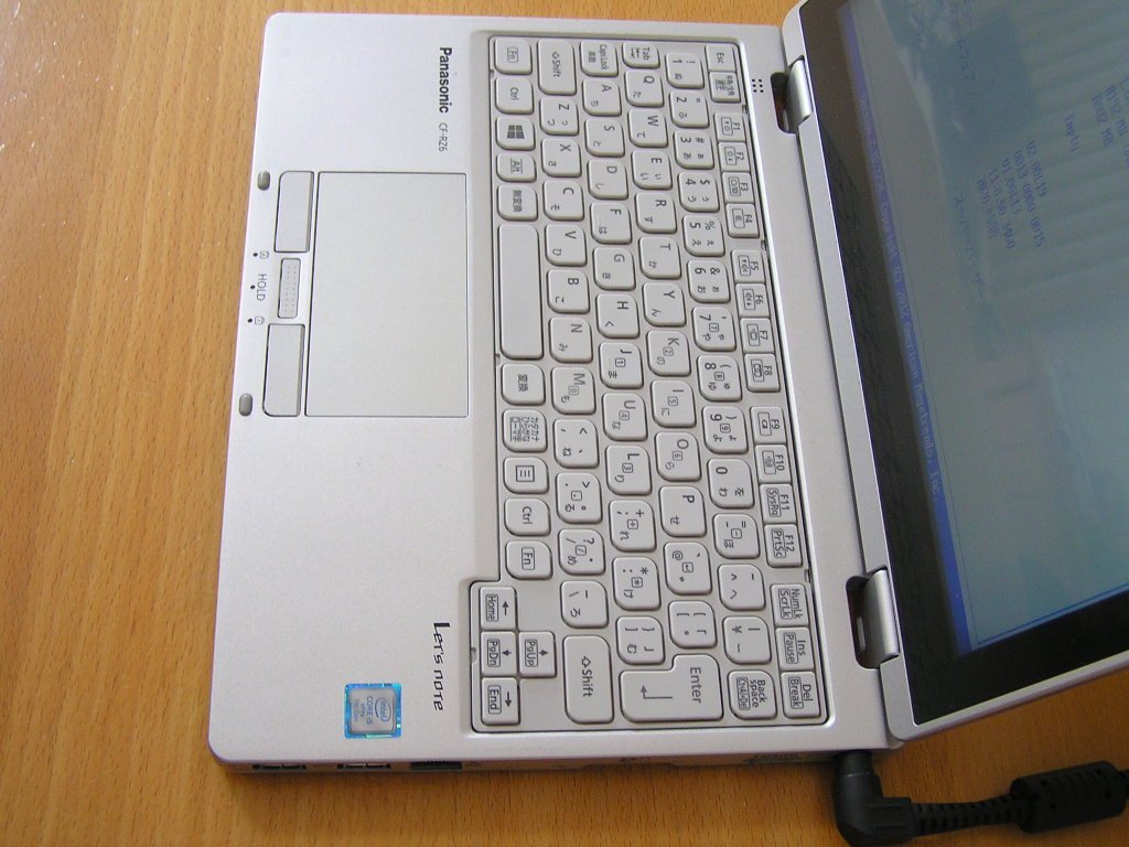 ジャンク⁄ Panasonic CF-RZ6RDRVS Intel Core i5-7Y57 メモリ8.19
