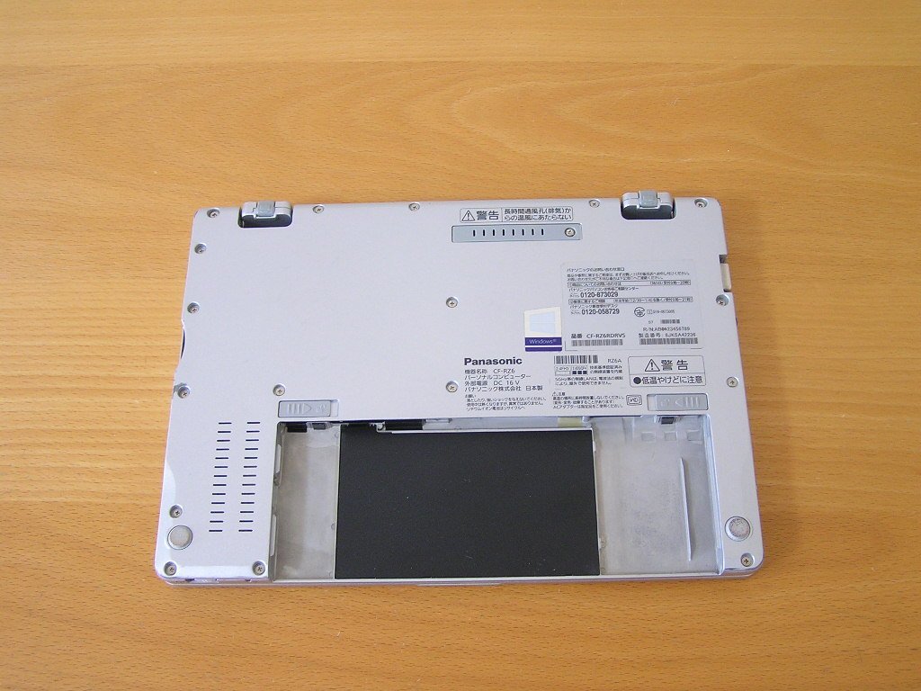 ジャンク⁄ Panasonic CF-RZ6RDRVS Intel Core i5-7Y57 メモリ8.19