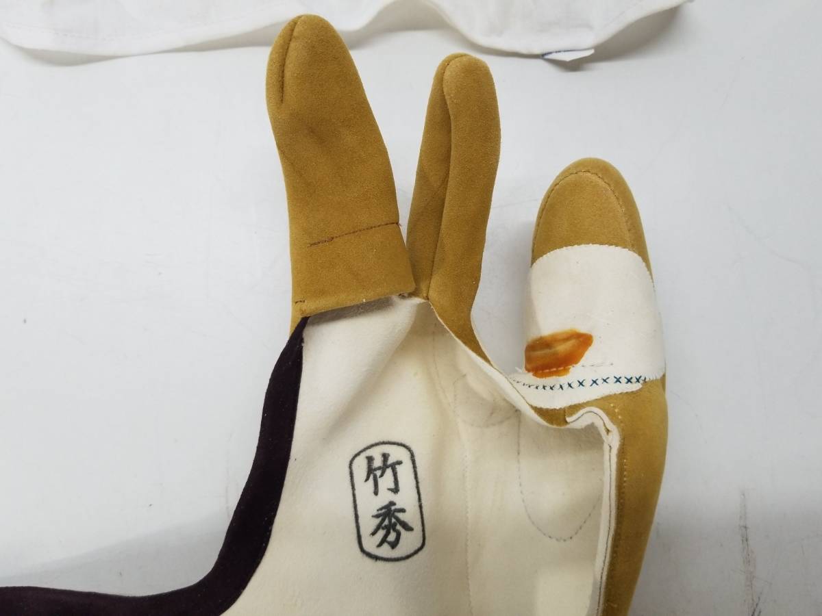 竹秀 弓道 かけ Lサイズ ゆがけ レア A2476C99(弓道)｜売買された 