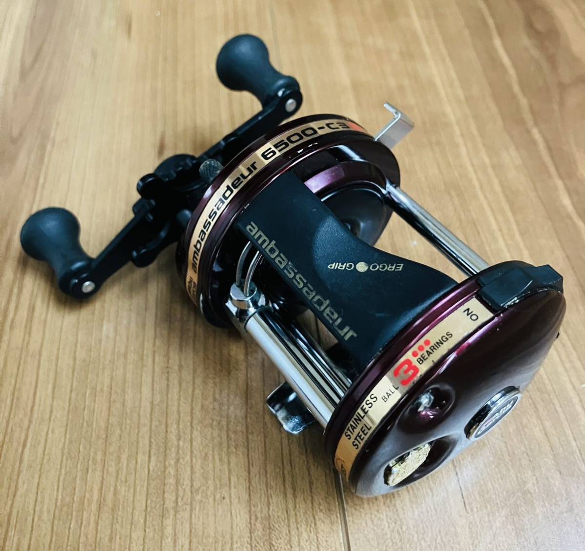 美品 ABU アブガルシア アンバサダー6500-C3 2SPEED #010103 Ambassadeur 6500-C3 オールドアブ 売り切ります。