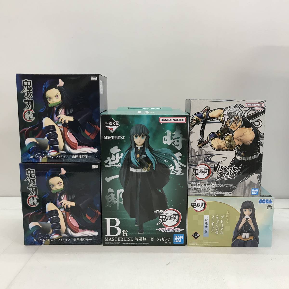 限定SALE，格安 No.5535★1円～【鬼滅の刃】プライズフィギュアまとめ FIGURIZMα 宇髄天元 竈門禰豆子，一番くじ B賞 時透無一郎 等 現状品