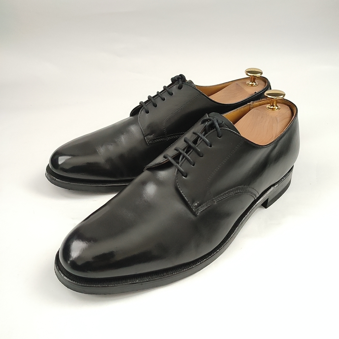 REGAL リーガル プレーントゥ 27 ドレスシューズ ビジネス 革靴 レザー ブラック 黒 e37