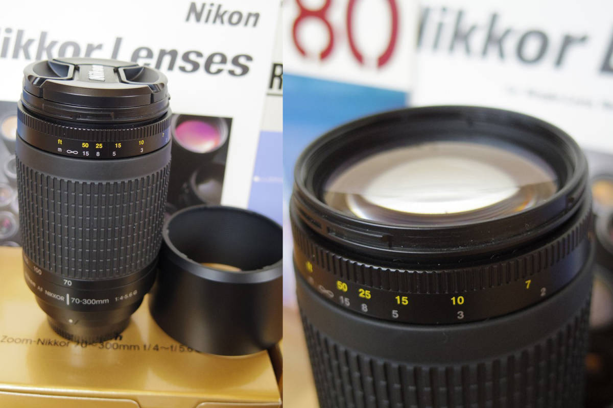 ■Nikon ニコン■F80D + バッテリーグリップMB-16 ＋ ズームレンズ２本 ＋ 化粧箱ほか付属品■状態良好■_7