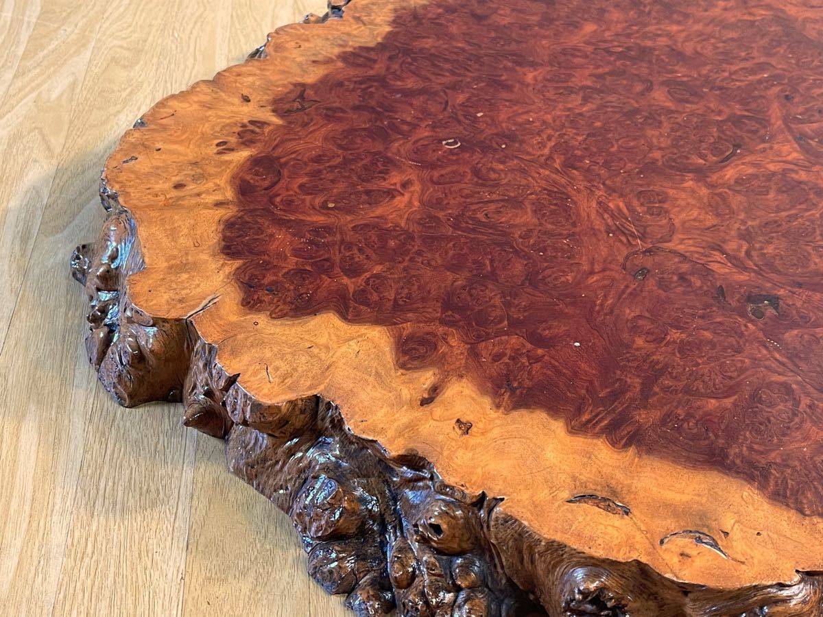 花梨 天然木単板 座卓 【公式通販】