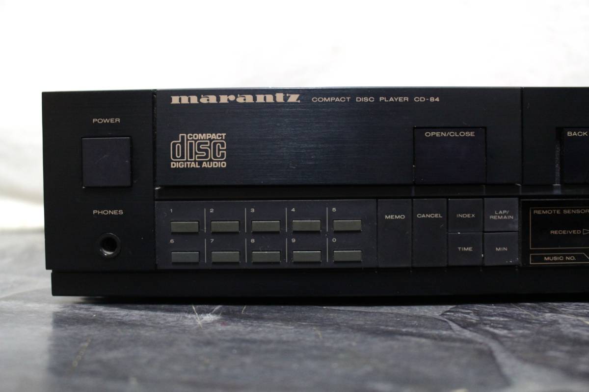 22 marantzマランツ◇CD-84◇1984年製◇コンパクト ディスクCDプレーヤー◇