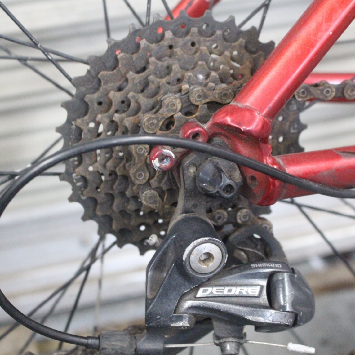 T043) トレック TREK 7.4FX クロスバイク アルミフレーム 3×9速 450  