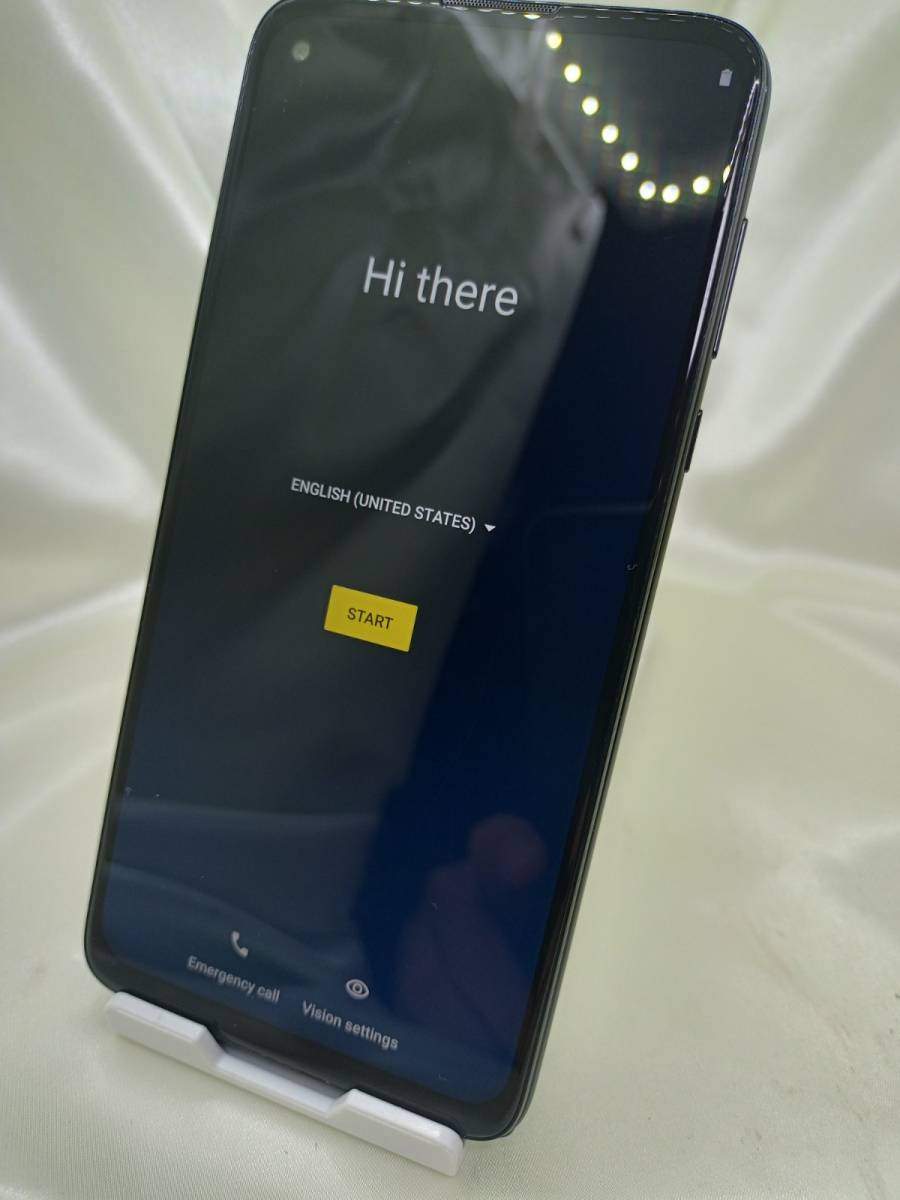 モトローラ Moto g Pro ミスティックインディゴ PAK00014JP/A 中古 白