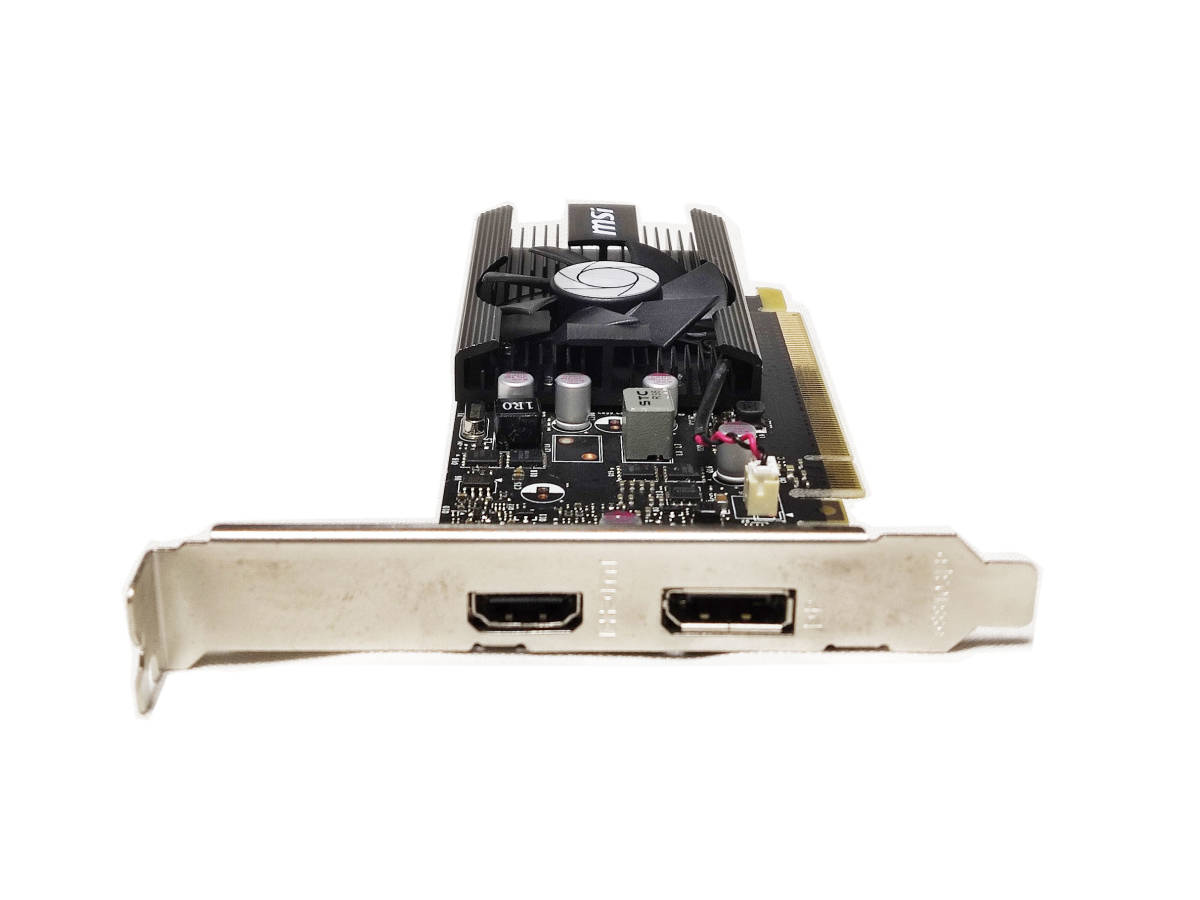 動作品 MSI NVIDIA GeForce GT 1030 2GB LP OC ★送料無料★
