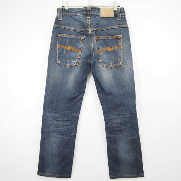 美品】NUDIE JEANS ダメージ加工デニム！イタリア製！