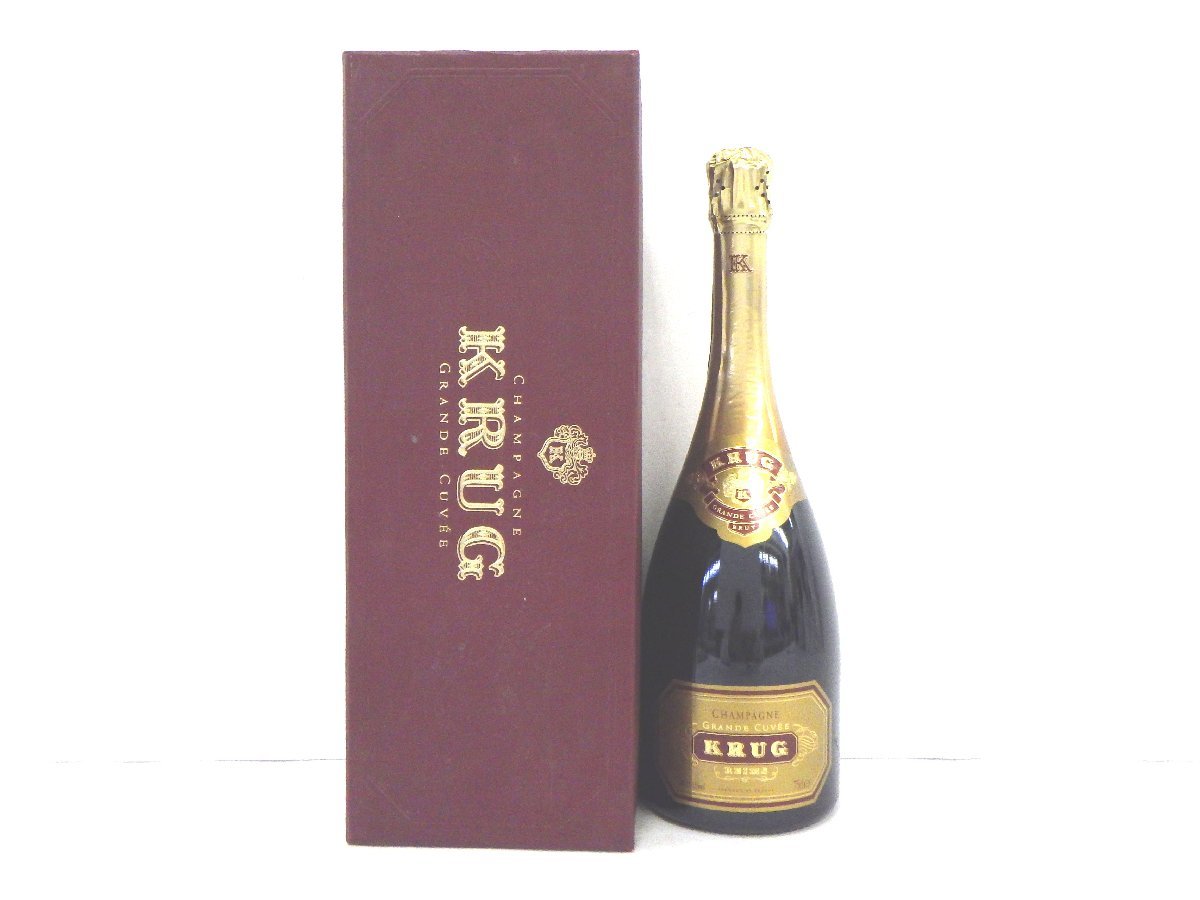 古酒 未開栓 KRUG クリュッグ GRANDE CUVEE グラン キュヴェ キュベ REIMS レイムス CHAMPAGNE シャンパン 果実酒 750ml 12％ 箱 A32078yG