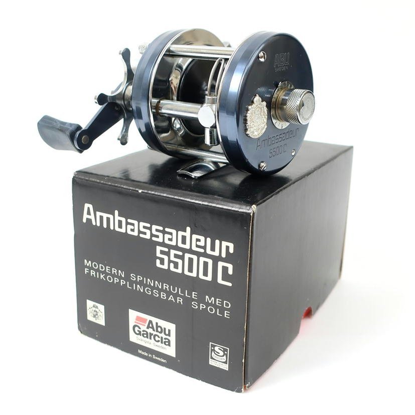 Abu garcia リール　ジャンク品 1円【美品】Abu Garcia アブガルシア/リール アンバサダー5500C