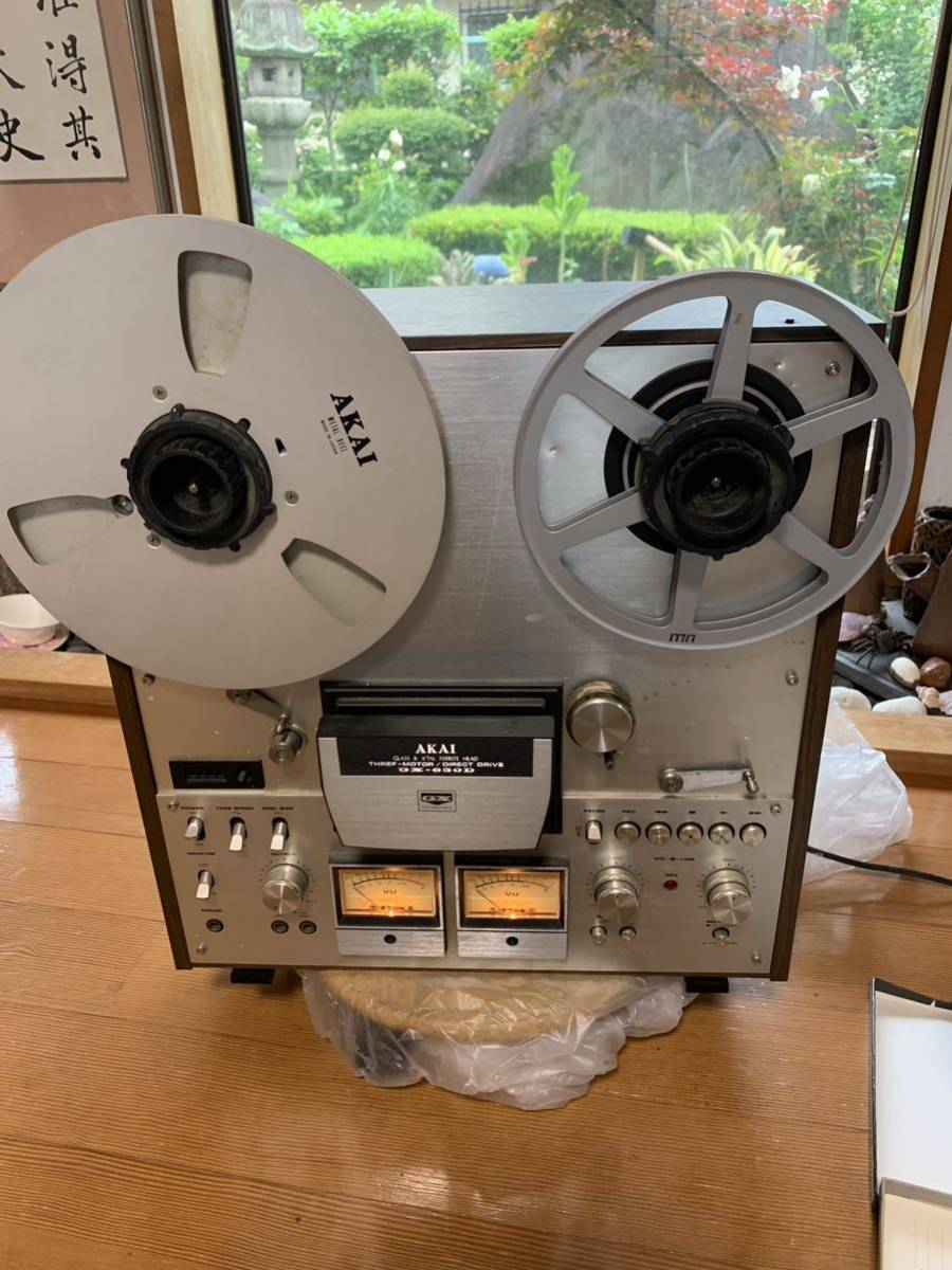 AKAI オープンリールデッキ アカイ 【GX-630D 】 電源ON 再生