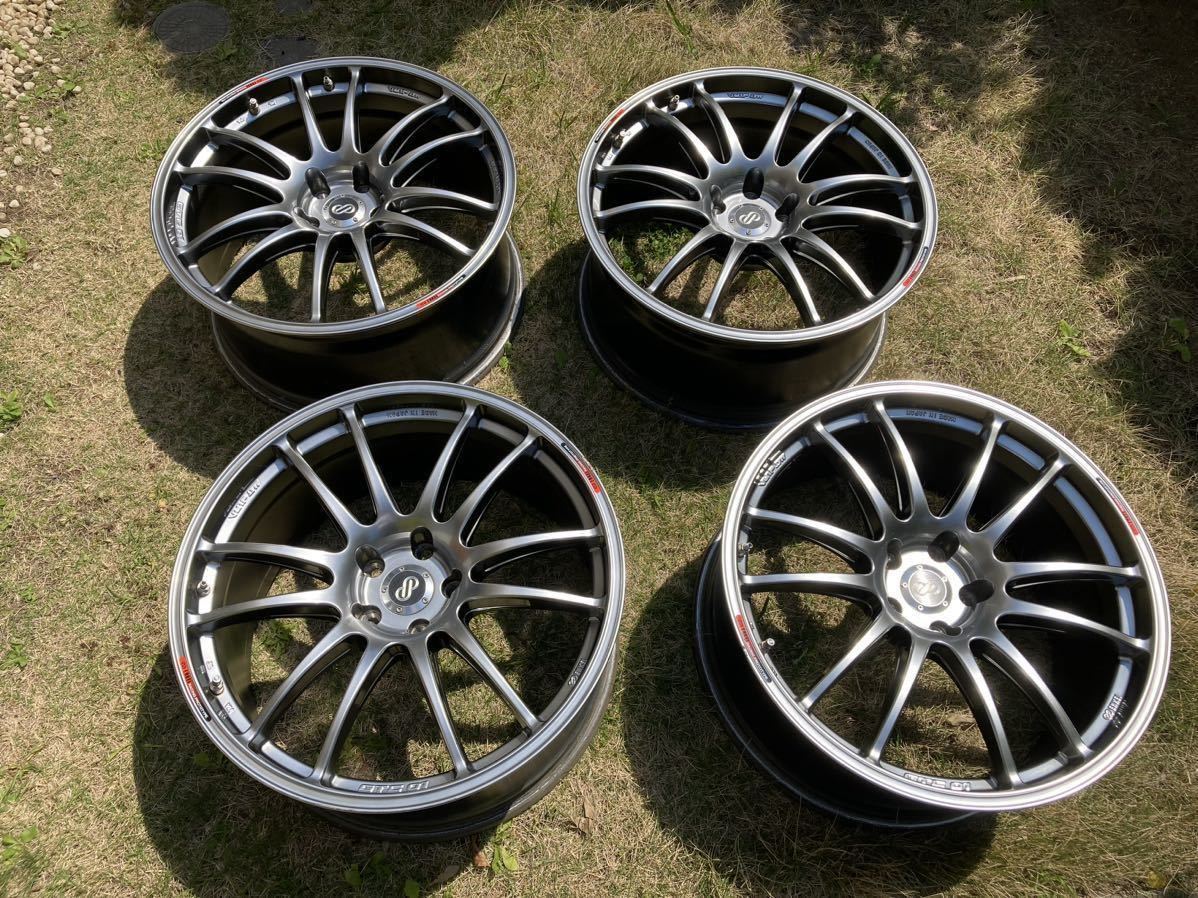 希少品　ENKEI エンケイ GTC01 9.5J +38 20インチ PCD114.3 5穴 4本同サイズ　そこそこ美品　変形クラック等無し エンケイ GTC01 ENKEI アルミ 17インチ！値下げ！！ gtc01の中古品・新品・未