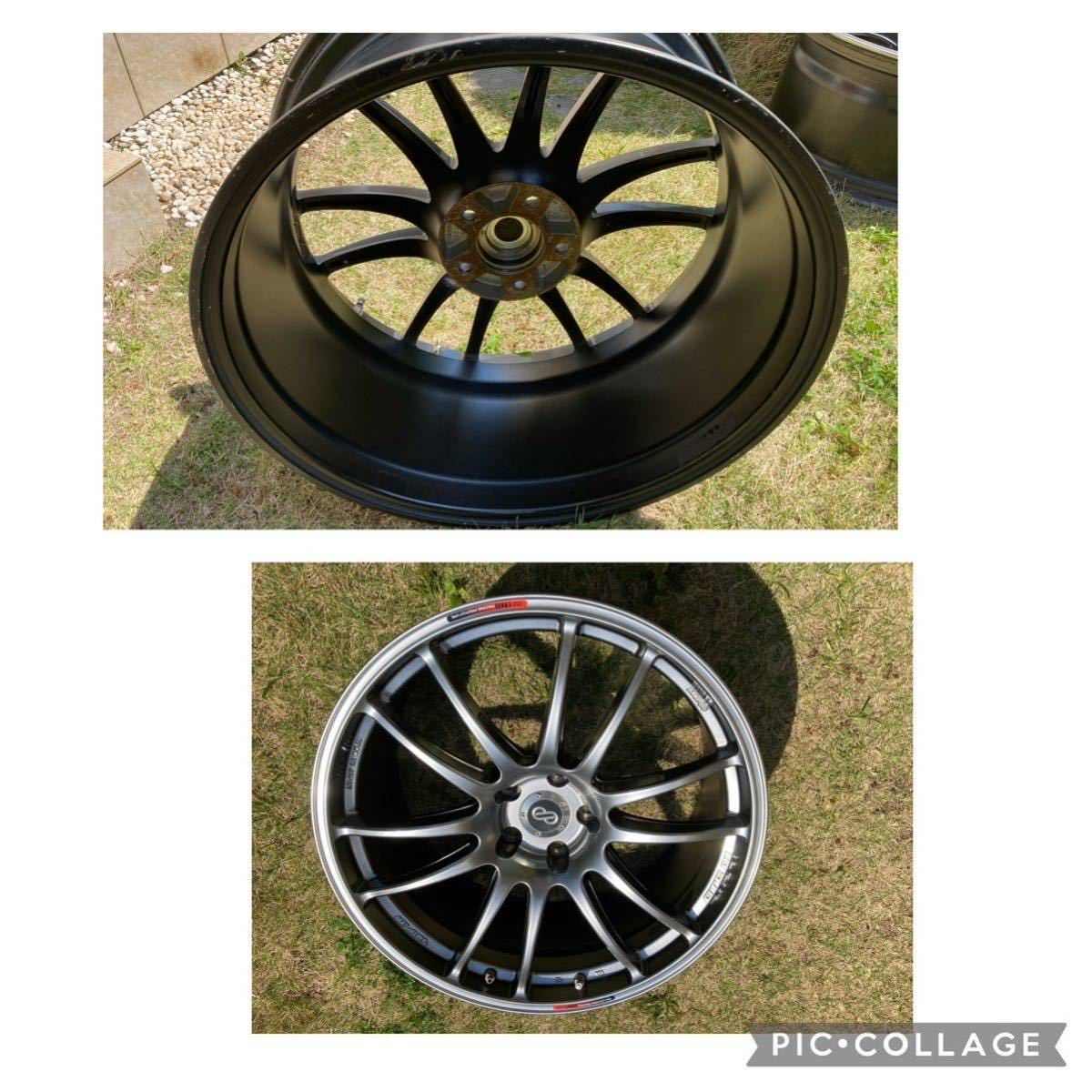 希少品　ENKEI エンケイ GTC01 9.5J +38 20インチ PCD114.3 5穴 4本同サイズ　そこそこ美品　変形クラック等無し エンケイ GTC01 ENKEI アルミ 17インチ！値下げ！！ gtc01の中古品・新品・未