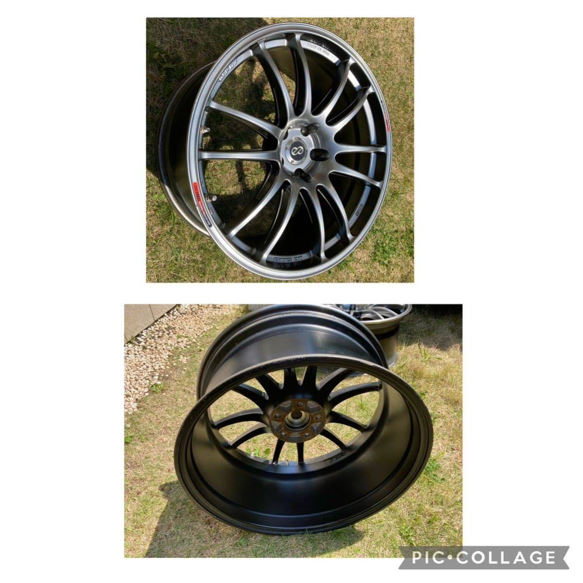 希少品　ENKEI エンケイ GTC01 9.5J +38 20インチ PCD114.3 5穴 4本同サイズ　そこそこ美品　変形クラック等無し エンケイ GTC01 ENKEI アルミ 17インチ！値下げ！！ gtc01の中古品・新品・未