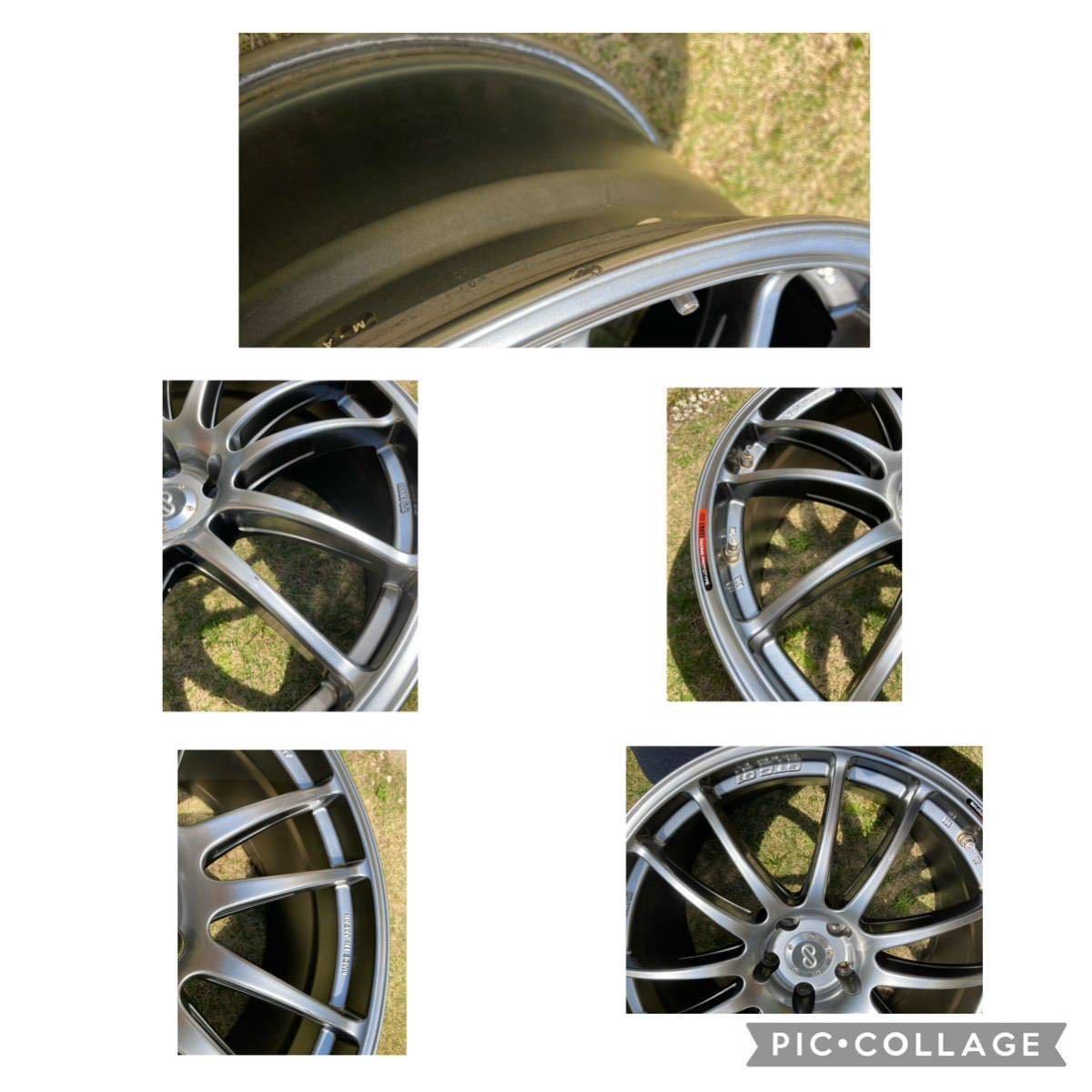 希少品　ENKEI エンケイ GTC01 9.5J +38 20インチ PCD114.3 5穴 4本同サイズ　そこそこ美品　変形クラック等無し エンケイ GTC01 ENKEI アルミ 17インチ！値下げ！！ gtc01の中古品・新品・未