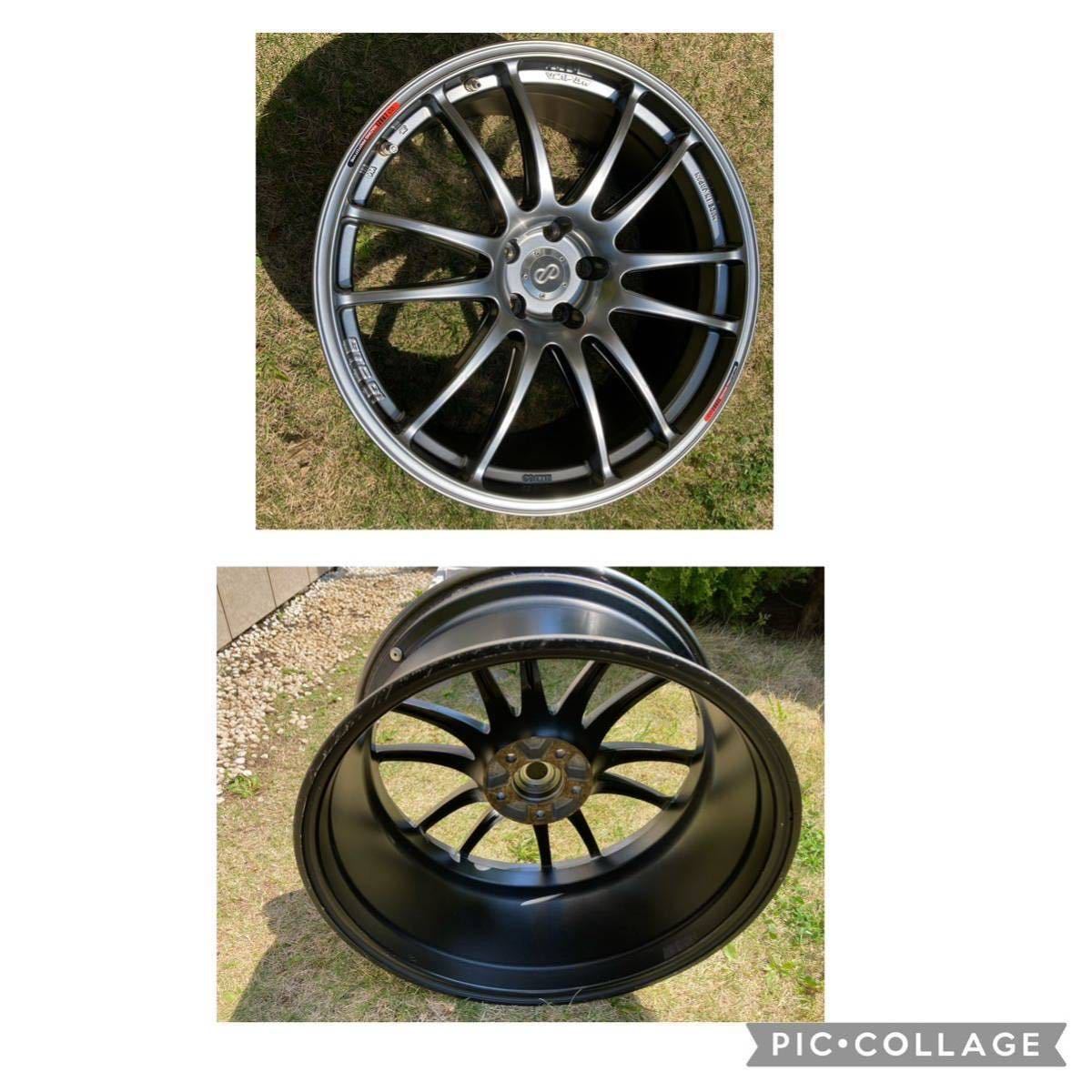 希少品　ENKEI エンケイ GTC01 9.5J +38 20インチ PCD114.3 5穴 4本同サイズ　そこそこ美品　変形クラック等無し エンケイ GTC01 ENKEI アルミ 17インチ！値下げ！！ gtc01の中古品・新品・未