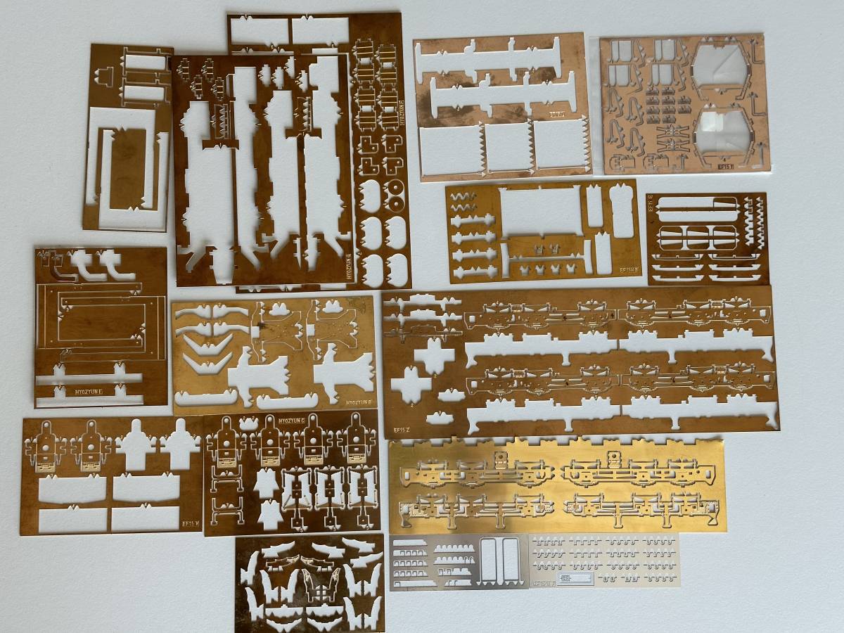 1/87 12mm HOj EF15 EF16 エッチング部品いろいろ ジャンク