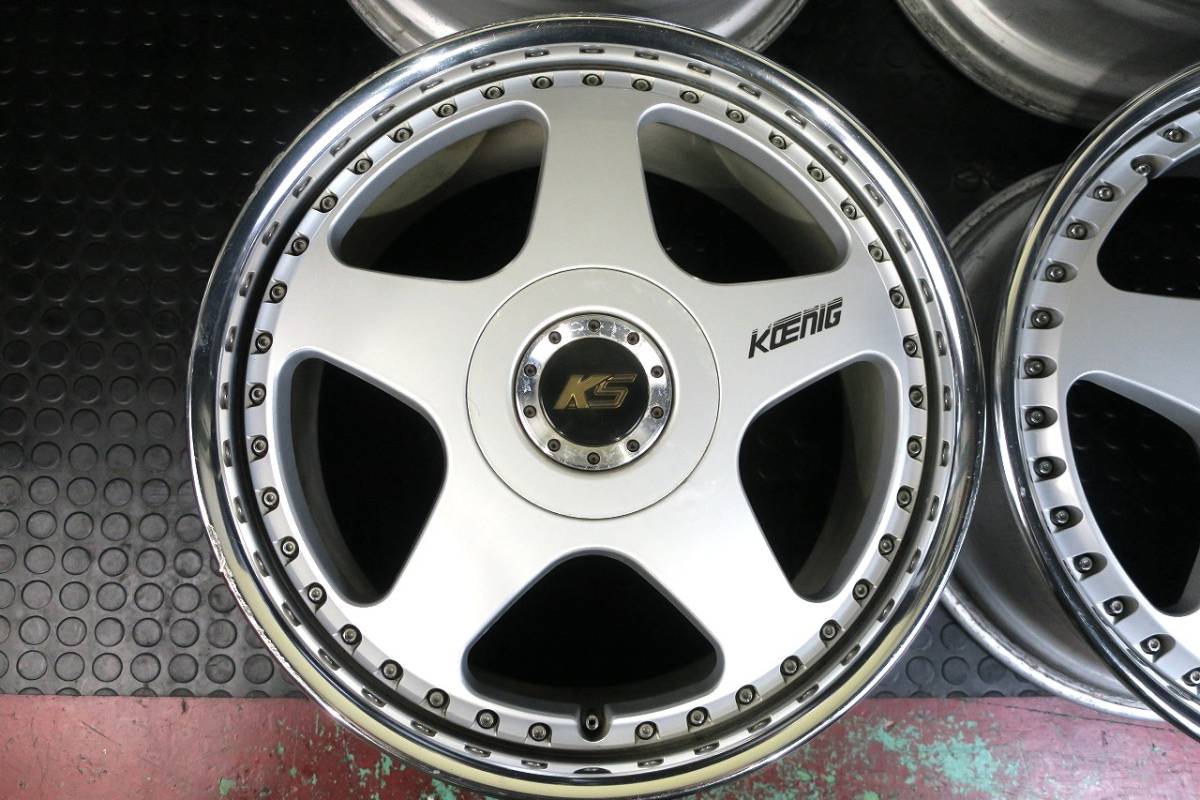 名作!! SSR KOENIG ケーニッヒ フルリバース 18×8J/9J +42/+35 PCD114