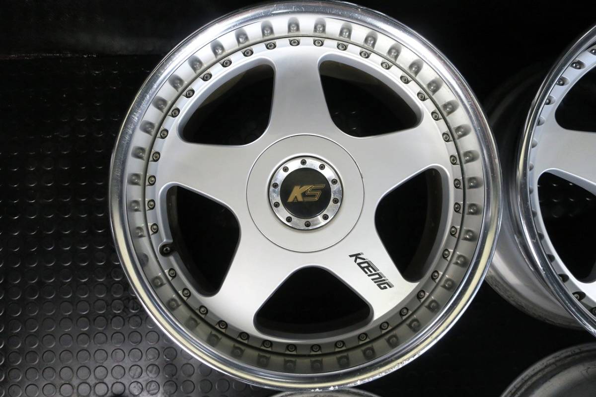 名作!! SSR KOENIG ケーニッヒ フルリバース 18×8J/9J +42/+35 PCD114