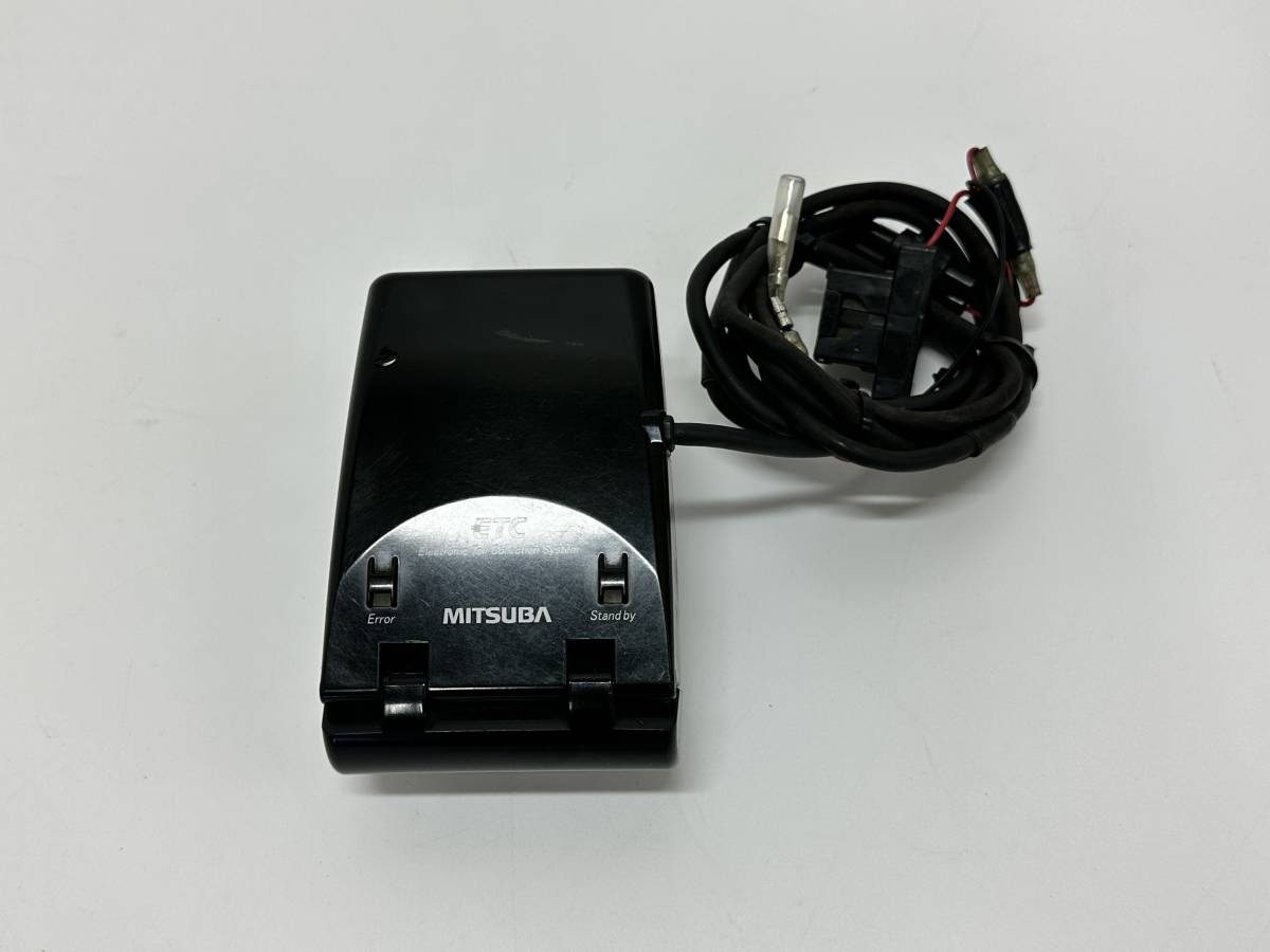 中古品 二輪用 □ ETC / ミツバサンコーワ / アンテナ一体型ETC車載器